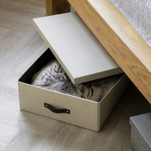 Bigso Box of Sweden Scatola organizer piccola con maniglia – Scatola per  armadio in poliestere e cartone